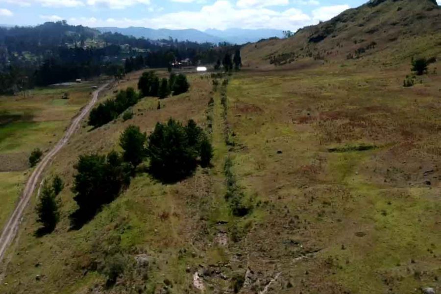 Un ramal del Qhapaq Ñan en Cuenca.