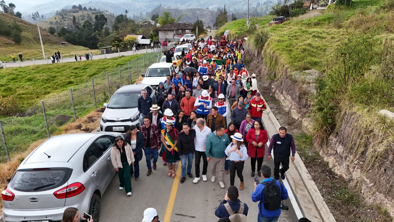 Vía La Unión en Chordeleg