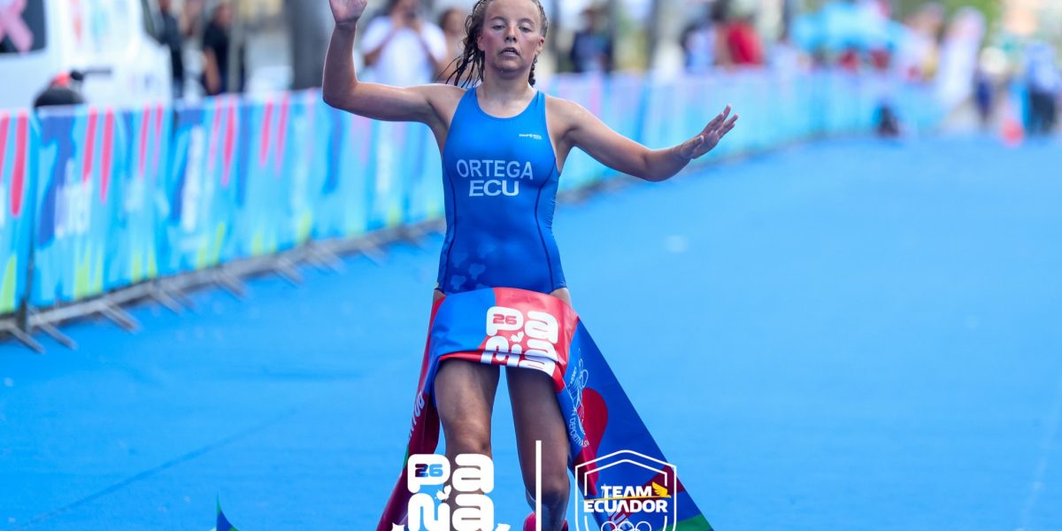 Manuela Ortega, triatleta ecuatoriana.