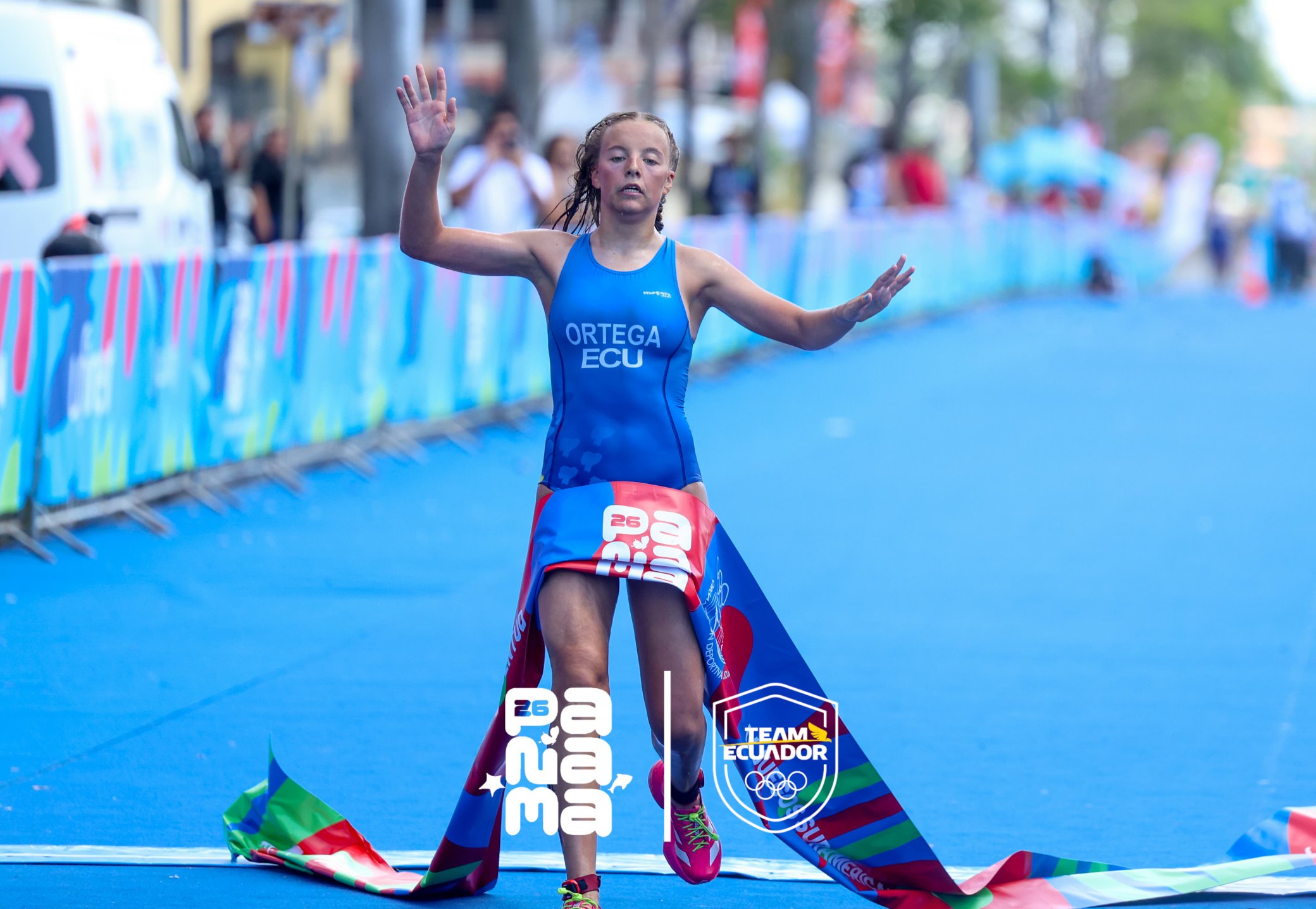 Manuela Ortega, triatleta ecuatoriana.